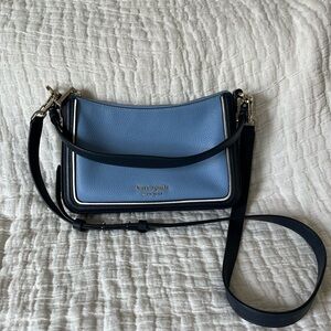 Kate Spade Two-Tone Dark/ Light Blue Crossbody Bag